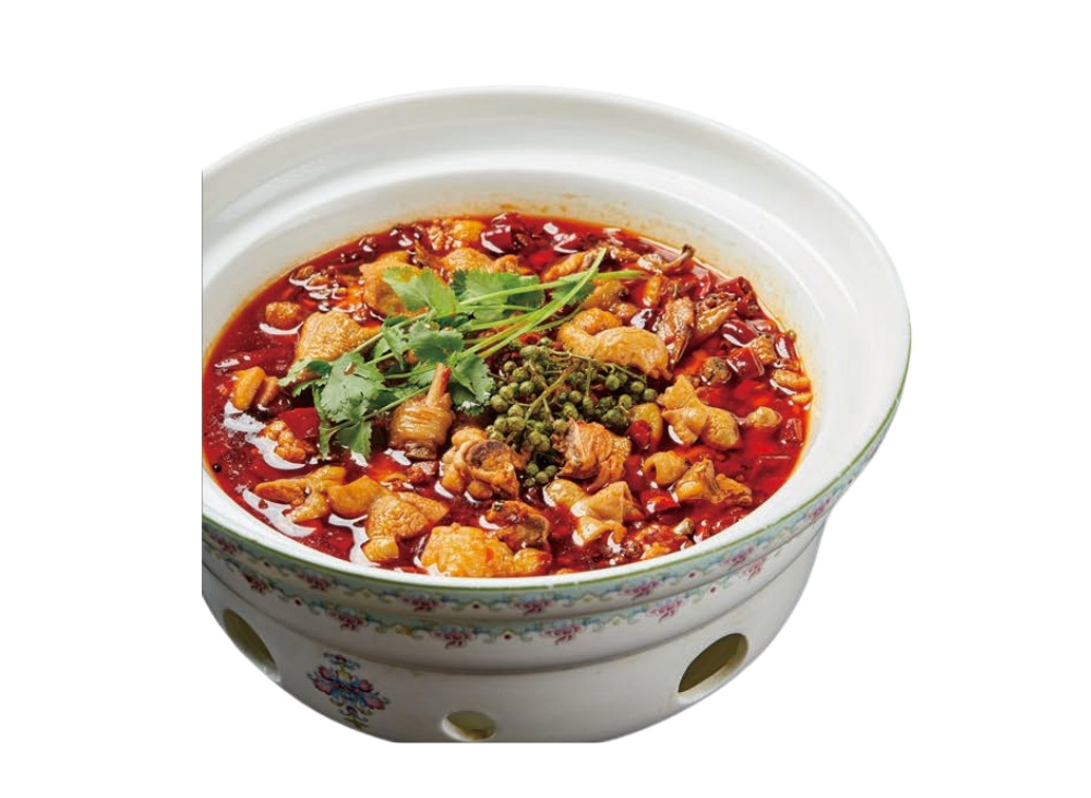 C3 Chicken with Pork Intestines 肥肠鸡