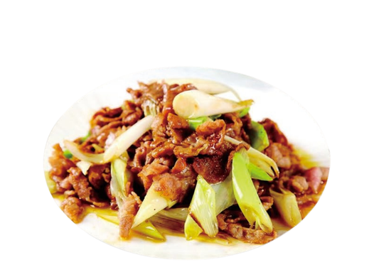 B8 Stir-Fried Lamb with Onions 姜葱羊肉