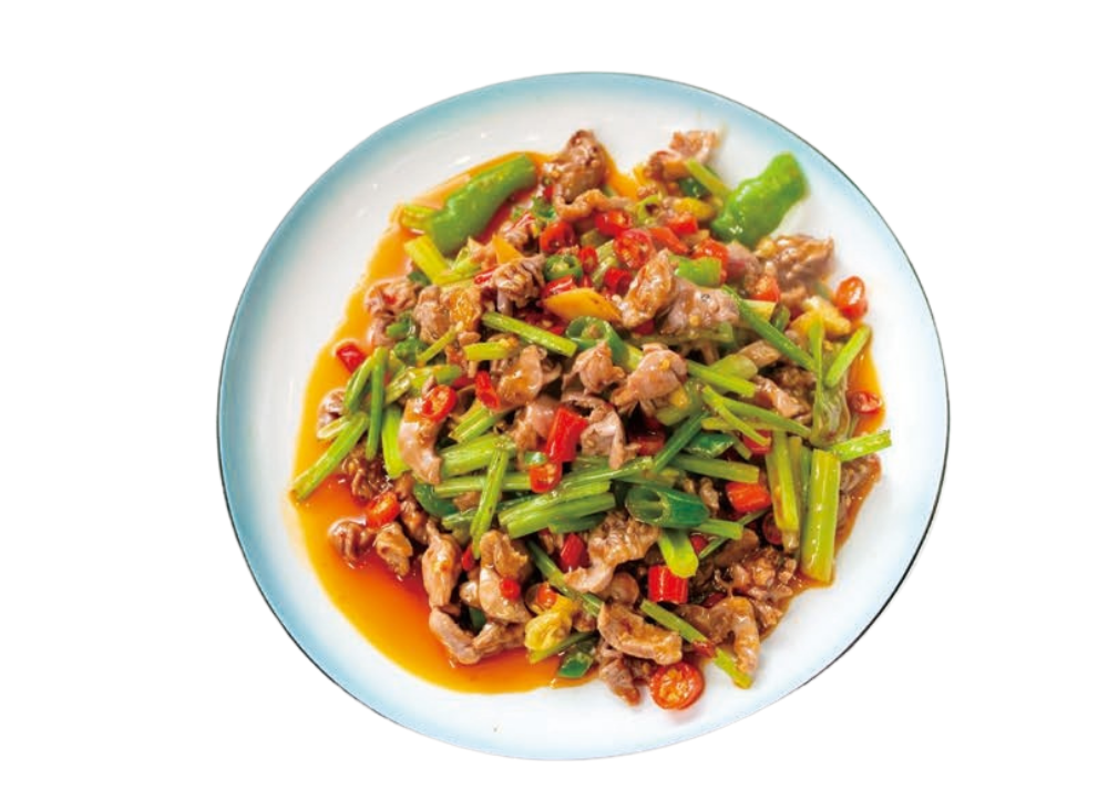 C5 Spicy Stir-Fried Chicken Intestines 火爆鸡胗