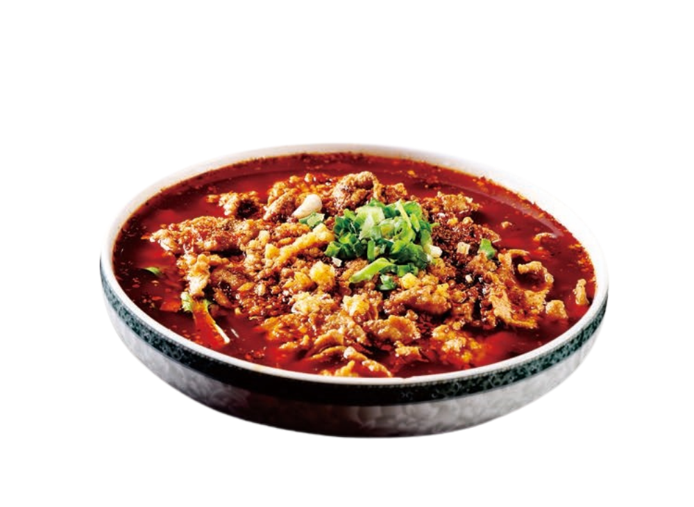 R6 Sichuan-Style Poached Sliced Pork in Spicy Broth 水煮肉片