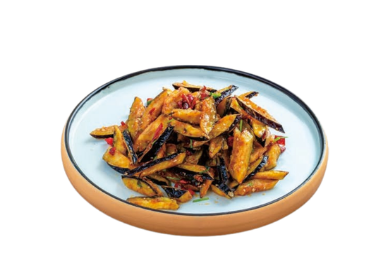 V2 Stir-Fried Aubergine 风味茄子