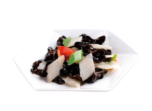 V5 Stir-Fried Yam with Black Fungus 山药炒木耳
